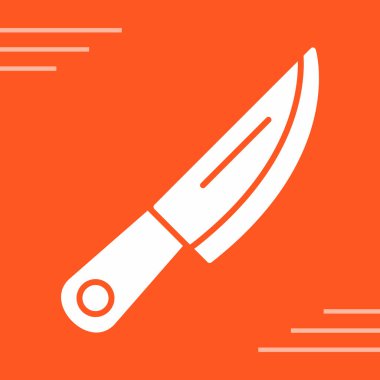 bıçak simgesi vektör illüstrasyonu