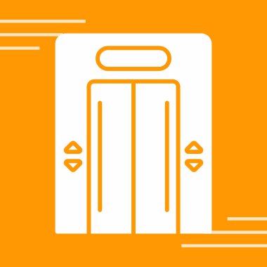 kapı simgesi vektör illüstrasyonu