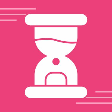 Kum kovası ikonu vektör çizimi