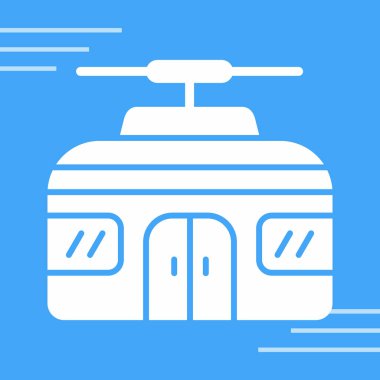 tren. Web simgesi basit illüstrasyon