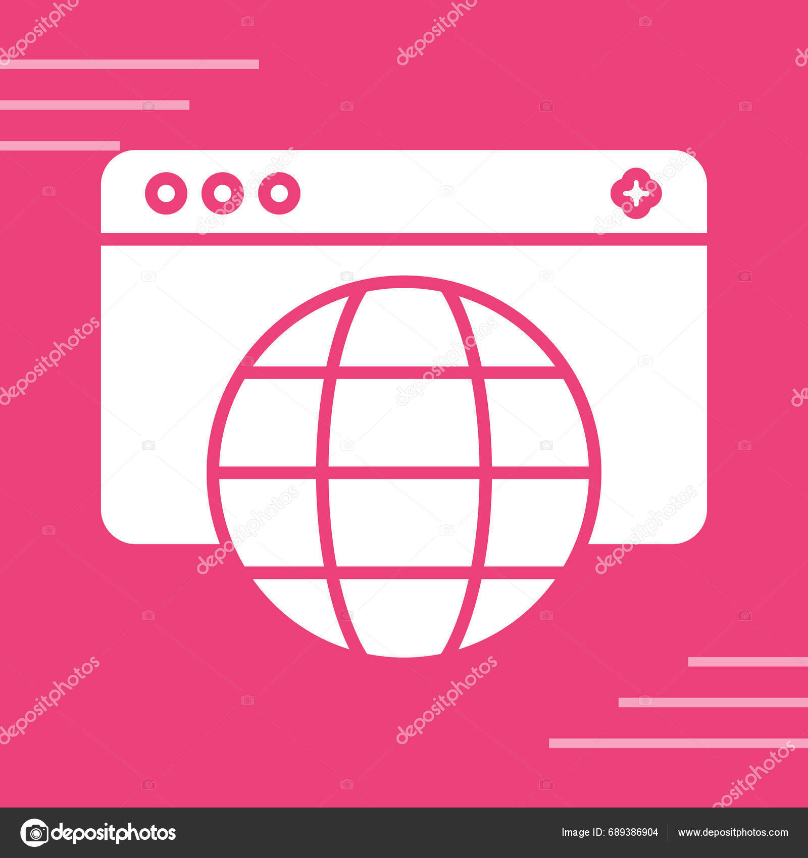 Browser Web Browser Vector Illustration Stock Vector by ©GraphicNehar