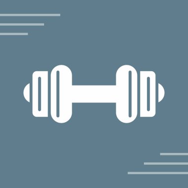 spor salonu çan simgesi tasarımı