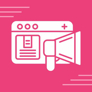 Video kamera simgesi. Web için televizyon vektör simgelerinin özet çizimi