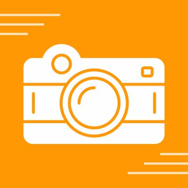 kamera simgesi vektör illüstrasyonu