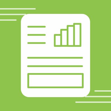 iş grafiği ikon vektör illüstrasyonu