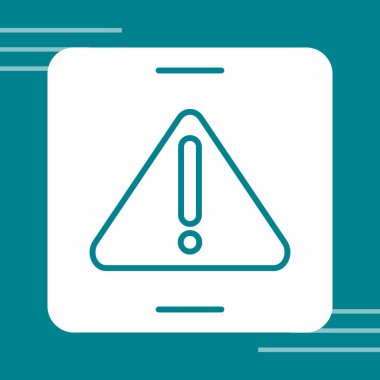 Uyarı işareti vektör illüstrasyonu