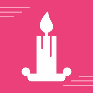 Mum simgesinin vektör illüstrasyonu