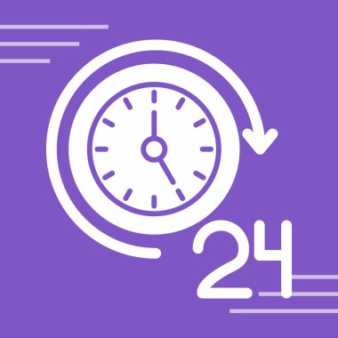 24 saat simgesi
