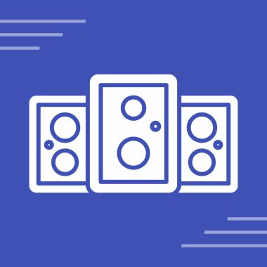 hoparlör vektör illüstrasyonu