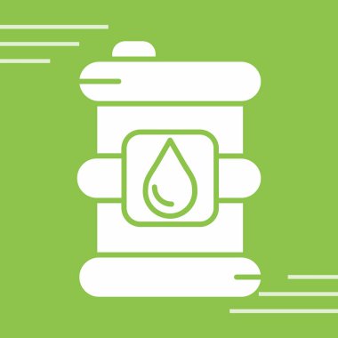 Petrol ve modern simgenin vektör illüstrasyonu