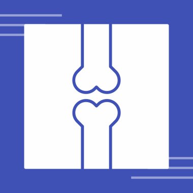 Bir çift insan dişine sahip mavi ve beyaz bir ikonun vektör çizimi
