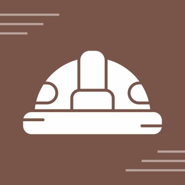 Kask web vektör simgesi