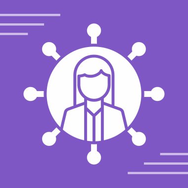 avatar erkek profili saç stili ve zarif takım elbise vektör çizimi tasarımı