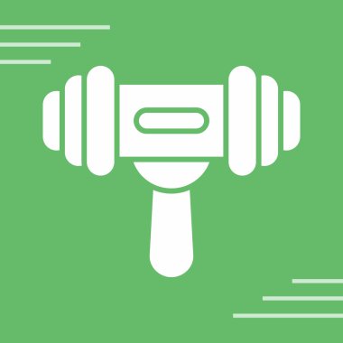 Spor salonu kutsal kişilerin resmi, vektör çizim