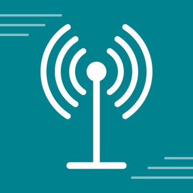 wifi sinyal tasarımı, vektör illüstrasyonu 10 grafik