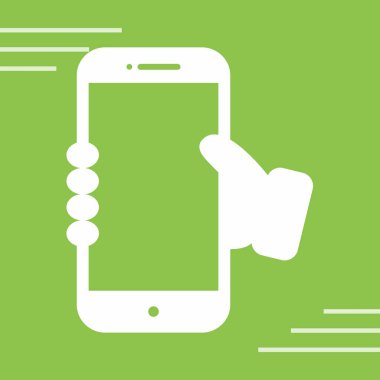 akıllı telefon simgesi tasarımı, vektör illüstrasyonu 10 grafiklik