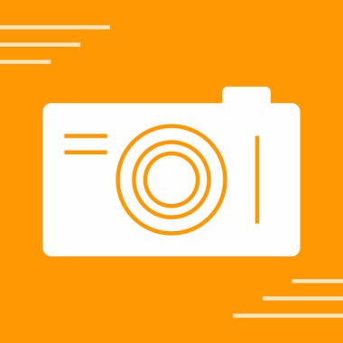 kamera simgesi vektör illüstrasyonu