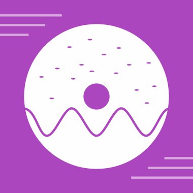 Siyah çizgi gezegen Dünya ikonu beyaz arka planda izole edilmiş. Çember gölge. vektör.