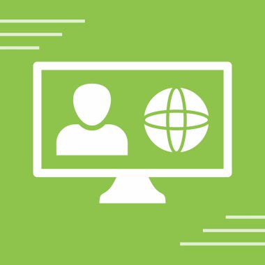 çevrimiçi pazarlama simgesi vektör illüstrasyonu