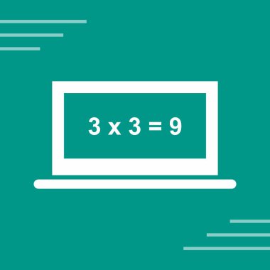 Eşsiz matematik matematik vektör simgesi