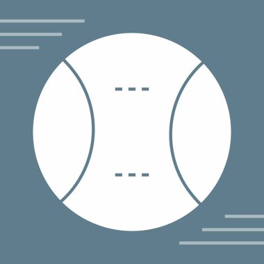 Modern b 'nin vektör illüstrasyonu simge müziğinden yoksun