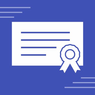 Rozet vektör simgesi tasarımı