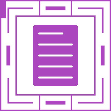 Dosya. Web simgesi basit illüstrasyon