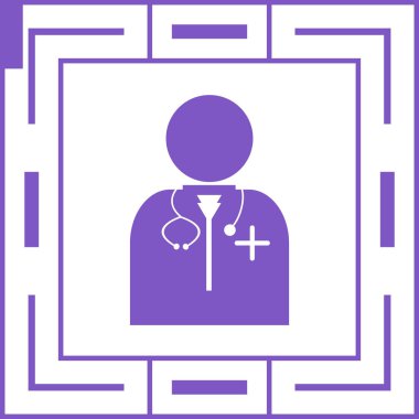 Doktor Simge vektör illüstrasyonu