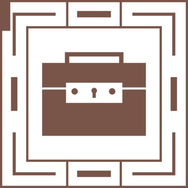 çanta çanta simgesi ana hat biçiminde