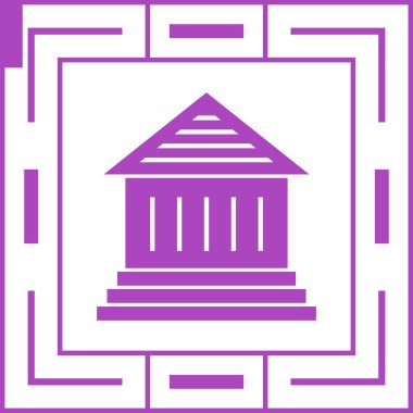 Yapı simgesinin vektör illüstrasyonu