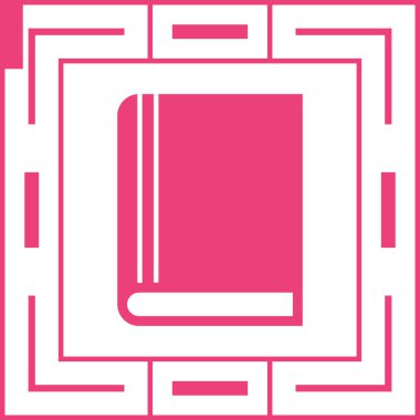 Kitap. Web simgesi basit tasarım