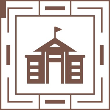 Yapı simgesinin vektör illüstrasyonu