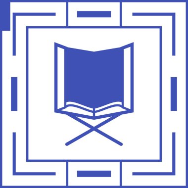 Kitap simgesinin vektör illüstrasyonu