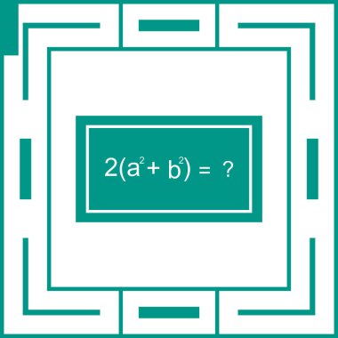 Vektör illüstrasyonu, matematik, matematik