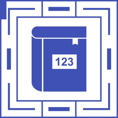 kitap simgesi vektör illüstrasyonu