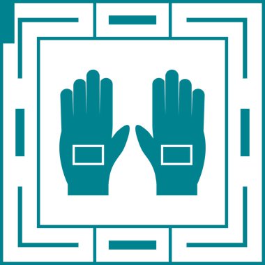 Eller simge vektör illüstrasyonu