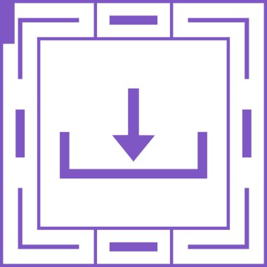 ok simgesi, basit vektör illüstrasyonu