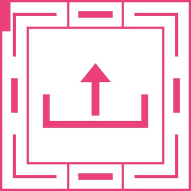 Modern bir simgenin vektör illüstrasyonu