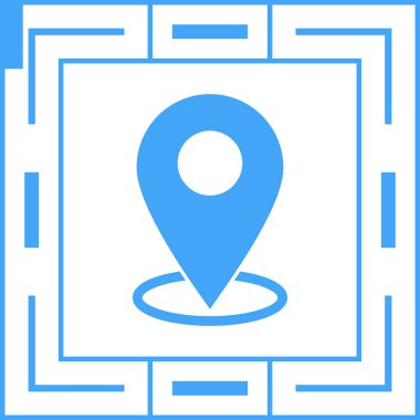 Harita yeri. Basit tasarım