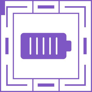 Pil. Web simgesi basit illüstrasyon