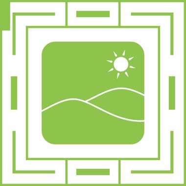 Güneş Simgesi Vektör illüstrasyonu