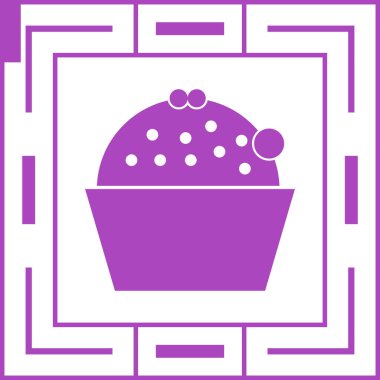 Tatlım. Web simgesi basit illüstrasyon