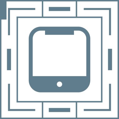 digital tablet. web icon simple illustration