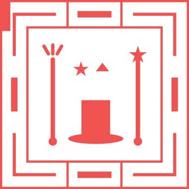 Bir yıldızın vektör illüstrasyonu