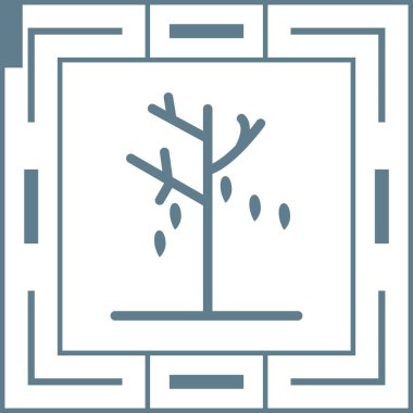 Vektör Ağacı Simgesi illüstrasyonu