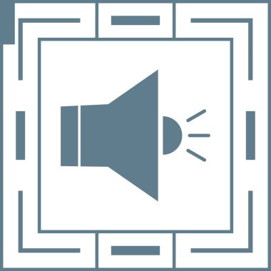 hoparlör simgesi vektör çizim