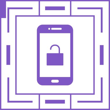 Cep telefonu. Web simgesi