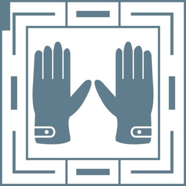 Eller simge vektör illüstrasyonu