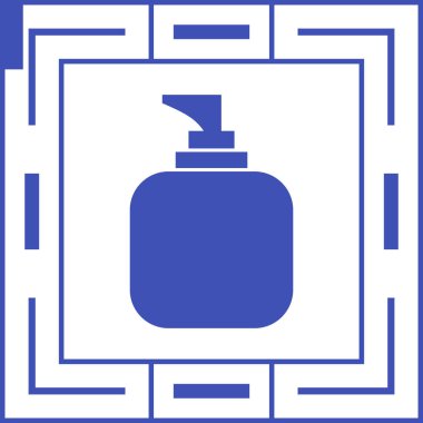 Parfüm ikonunun vektör illüstrasyonu