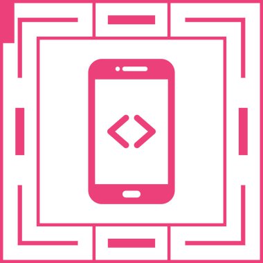 - Telefon. Web simgesi basit illüstrasyon